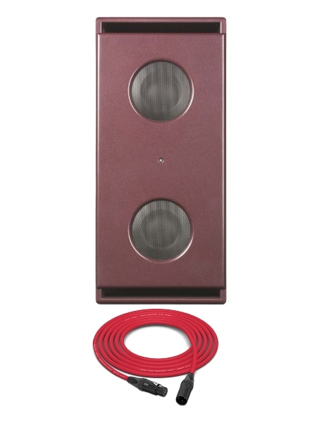 PSI Audio Sub A225-M | Dual 10" Powered Subwoofer (Red)
