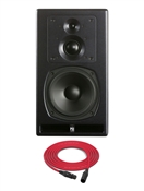 PSI Audio A23-M | 300W 3-Way Active Studio Monitor | Single (Black)