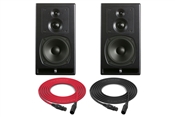 PSI Audio A23-M | 300W 3-Way Active Studio Monitor | Pair (Black)