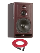 PSI Audio A23-M | 300W 3-Way Active Studio Monitor | Single (Red)