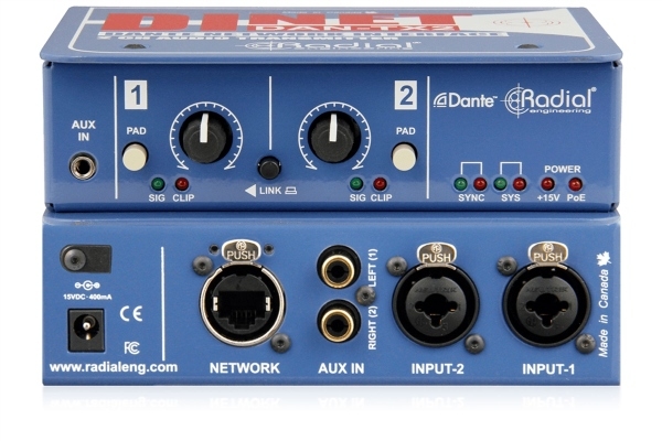 Radial DINET DAN-TX2 | 2-Channel Analog-to-Digital Converter