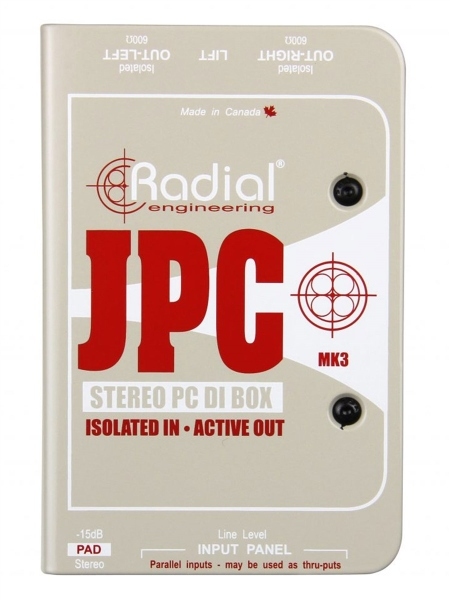 Radial JPC | Stereo PC-AV Direct Box