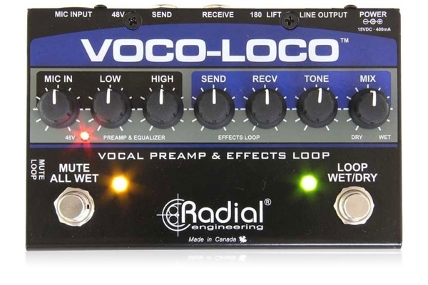 Radial Voco-Loco | Effects Loop Switcher for Voice or Instrument