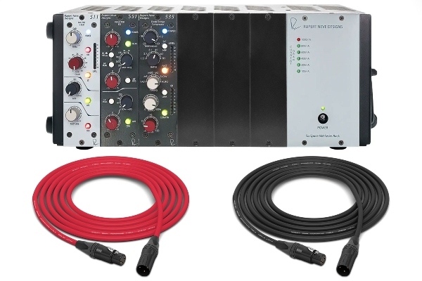 Rupert Neve Designs 500 Series Channel Strip R6 Chassis with 511, 535, 551 Modules