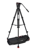Sachtler System FSB 6 MK II Sideload and 75/2 Aluminum Tripod Legs with Mid-Level Spreader and Bag