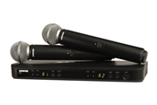 Shure BLX288/SM58 | Dual-Channel Wireless Handheld Microphone System with SM58 Capsules | (H10: 542 to 572 MHz)