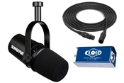 Shure Bundle | MV7 Dynamic Mic w/ Cloudlifter CL-1 Mic Activator and Mogami 2549 Cable