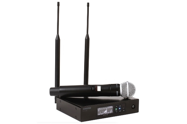 Shure QLXD24/SM58 | Digital Wireless Handheld Microphone System with SM58 Capsule (H50: 534 to 598 MHz)