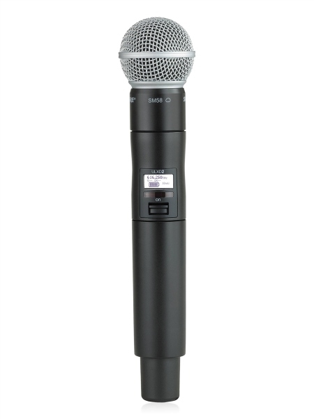 Shure ULXD2/SM58 | Handheld Wireless Microphone Transmitter with SM58 Microphone