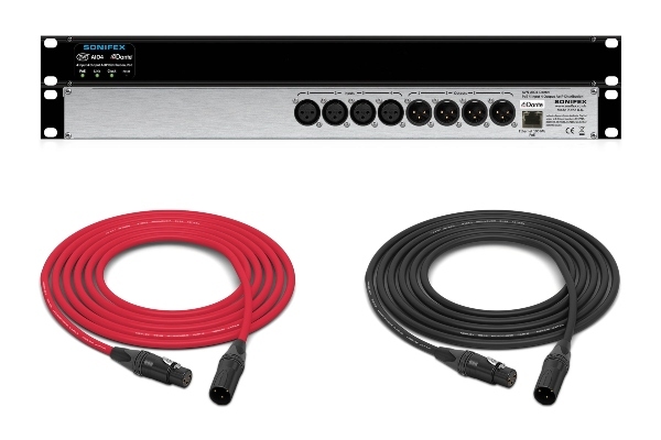 Sonifex AVN-AIO4 | 4x4 Dante Interface with PoE