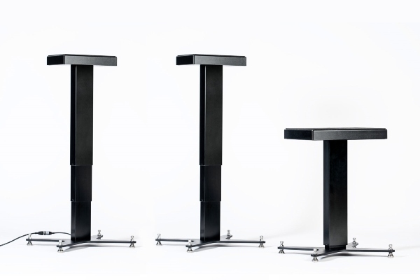 Space Lab Systems LIFT | Speaker Stand System - Small Platform - Medium Isolation | LCR (Three Stands)