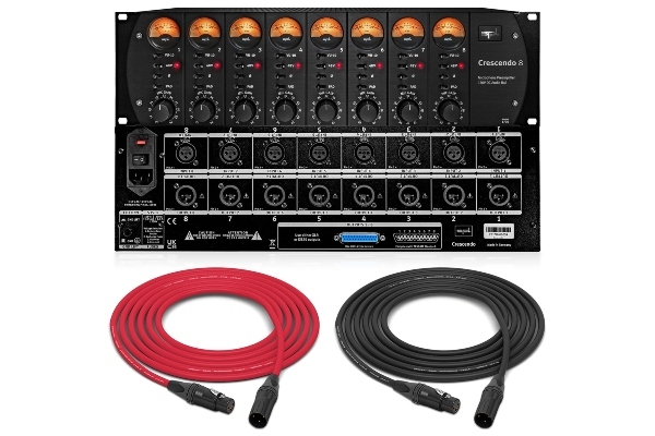 SPL Crescendo-8 | Eight-Channel Microphone Preamplifier (Black)