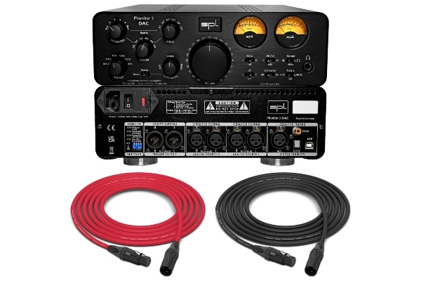 SPL Phonitor 3 DAC | Headphone Amplifier and Monitor Controller | Black