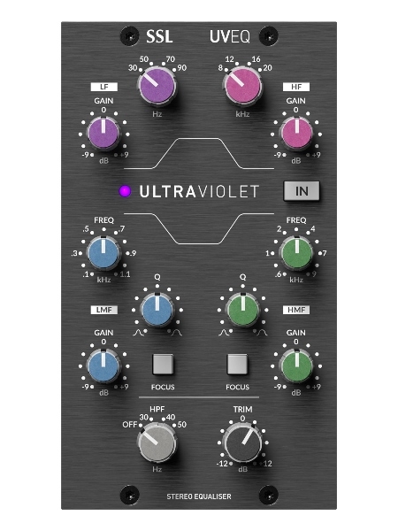 Solid State Logic UltraViolet | 500-Series Stereo Equaliser