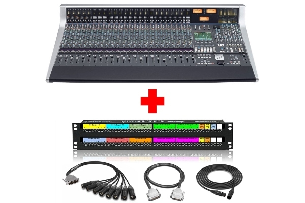 SSL AWS 924 Delta | 24 Channel Analog Workstation System with Patchbay & Cabling Package