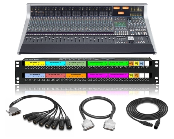 Patchbay & Cabling Package for SSL AWS 900 / 924 | Stereo Operation