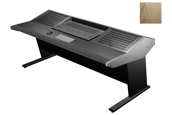 Sterling Modular Multi-Station Flat Center | 2 Bay Studio Desk | Ash | Clear Finish