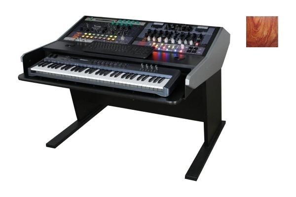 Sterling Modular Multi-Station Composer Controller | 2 Bay Studio Desk | African Rosewood | Clear Finish