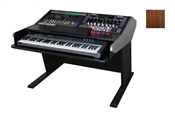 Sterling Modular Multi-Station Composer Controller | 2 Bay Studio Desk | Sapele Hardwood | Dark (Walnut) Stain