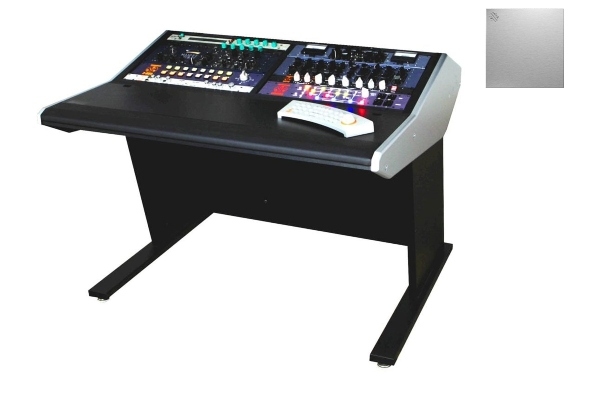 Sterling Modular Multi-Station Production | 2 Bay Studio Desk | Brushed Aluminum