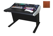 Sterling Modular Multi-Station Production | 2 Bay Studio Desk | Sapele Hardwood | Reddish-Brown (Mahogany) Stain
