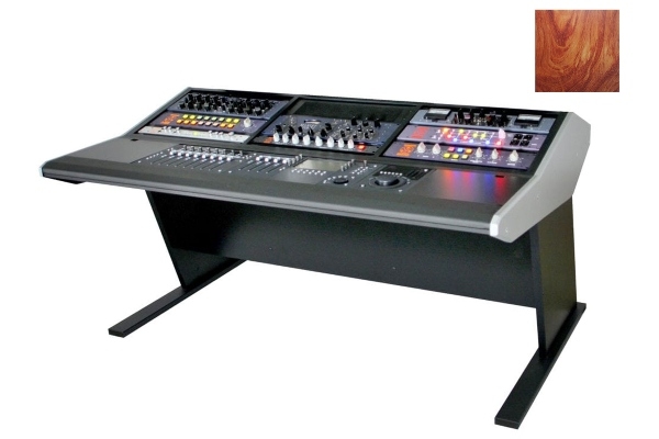 Sterling Modular Multi-Station Artist Series | 3 Bay Studio Desk | African Rosewood | Clear Finish