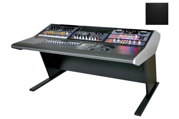 Sterling Modular Multi-Station Artist Series | 3 Bay Studio Desk | Basic Black