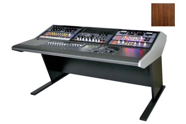 Sterling Modular Multi-Station Artist Series | 3 Bay Studio Desk | Sapele Hardwood | Dark (Walnut) Stain