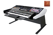 Sterling Modular Multi-Station Composer Controller | 3 Bay Studio Desk | African Rosewood | Clear Finish