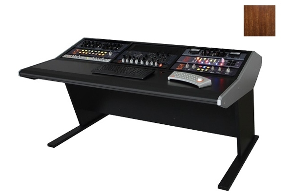 Sterling Modular Multi-Station Production | 3 Bay Studio Desk | Sapele Hardwood | Dark (Walnut) Stain