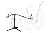 Triad Orbit Double Bass and Cello Mic Stand System