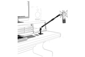 Triad Orbit Desk Mount Mic Stand System