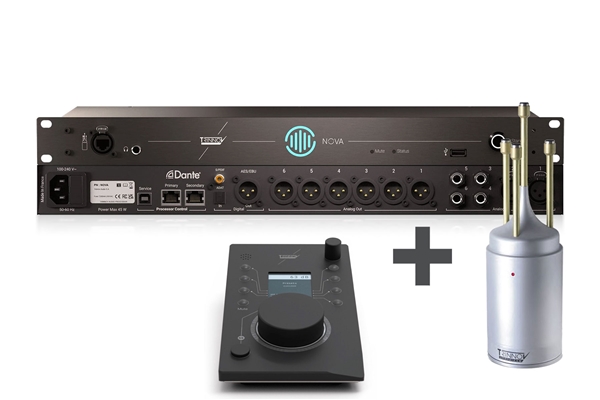 Trinnov Audio Nova | 4 Channel Loudspeaker/Room Optimizer Processor w/ etherCON 3D Microphone & La Remote