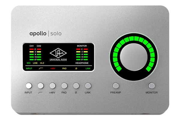 Universal Audio Apollo Solo | USB-C Audio Interface with UAD DSP | Open Box