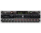 Package of Universal Audio Apollo x8 & Custom Mogami Rack Mic/Line Input Panel | Thunderbolt 3 Interface | Heritage Edition