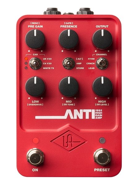 Universal Audio UAFX Anti | 1992 High Gain Amp Pedal