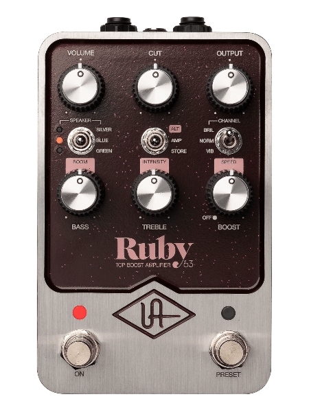 Universal Audio Ruby '63 Top Boost Amplifier Pedal