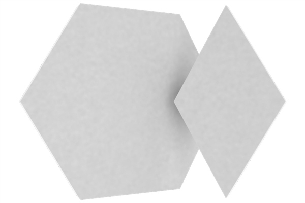 Vicoustic Mini Vixagon VMT with Diamond Shapes | Box of 36 + 36 (Natural White)