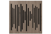 Vicoustic VicPattern Ultra Wavewood | Absorption Panel | Box of 3 (Brown Oak)