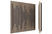 Vicoustic Wavewood Ultra Lite | Absorption Panel | Box of 8 (Brown Oak)