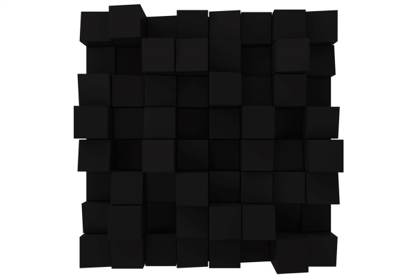 Vicoustic Multifuser Wood 64 MKII | Two-dimensional Diffuser | Box of 1 (Black Matte)