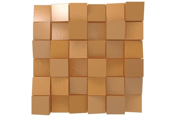 Vicoustic Multifuser Wood 36 MKII | Two-dimensional Diffuser | Box of 1 (Natural Wood)