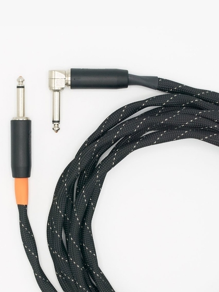 Vovox Link Protect A Instrument Cable w/  90° Right-Angle 1/4" TS to Straight 1/4" TS (11.5 Feet)