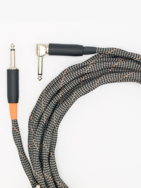 Vovox Sonorus Protect A Instrument Cable w/ 90° Right-Angle 1/4" TS to Straight 1/4" TS (11.5 Feet)