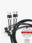 Vovox Excelsus Drive Speaker Cables w/ High-Grade Rhodium-Coated Spades | Pair (11.5 feet)