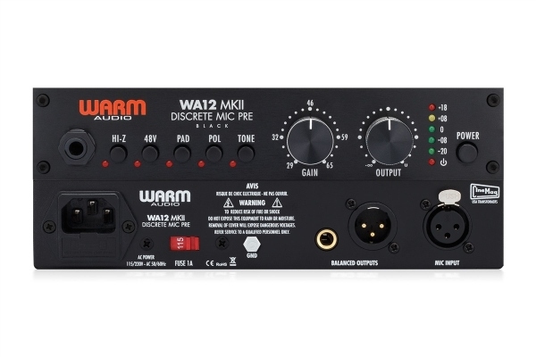 Warm Audio WA12 MKII | Discrete Microphone Preamp with DI