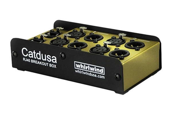 Whirlwind Catdusa | 4-Channel Analog over Single CAT5 Snake Box