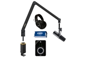 Yellowtec 1-Person Complete Podcasting Bundle with Shure SM7B Dynamic Microphone & Apogee Duet 3 Audio Interface | Medium (Black)