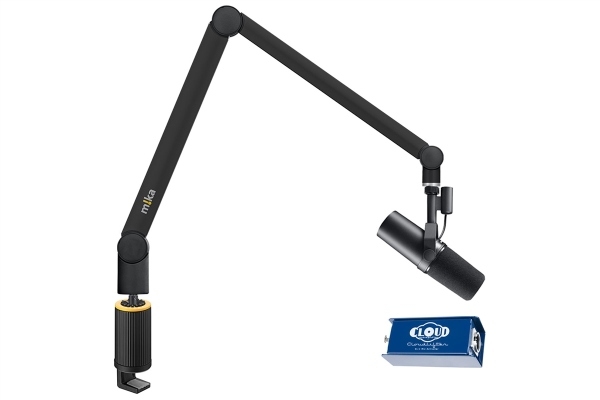 Yellowtec Bundle | Black Microphone Arm M w/ Table Clamp and SM7B Dynamic Microphone