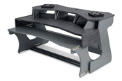 Zaor Miza X2 Flex | Workstation Desk (Grey Wengé)